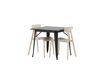 Tempe Matgrupp 80 cm Rektangulär med 2 Ursholmen stolar - Beige - Products - Möbler - Bord & matgrupp - Matgrupp