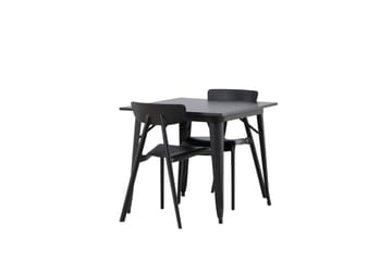 Tempe Matgrupp 80 cm Rektangulär med 2 Ursholmen stolar - Svart - Products - Möbler - Bord & matgrupp - Matgrupp