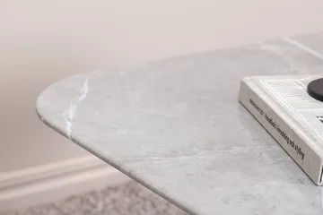 Tristar Soffbord 80 cm - Marmor/Grå/Svart - Products - Möbler - Bord & matgrupp - Soffbord