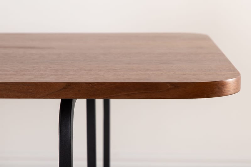 Uno Matbord 200 cm - Valnötsbrun/Svart - Products - Möbler - Bord & matgrupp - Matbord & köksbord