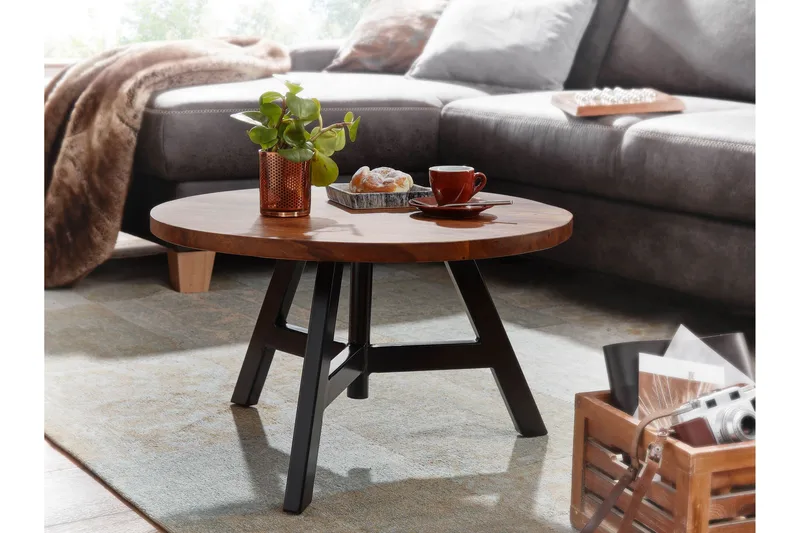 Wilhem Soffbord 60 cm Rund - Natur - Products - Möbler - Bord & matgrupp - Soffbord