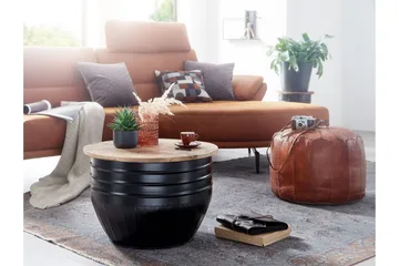 Willowdale Soffbord 60x41 cm Runt - Brun/Svart - Products - Möbler - Bord & matgrupp - Soffbord