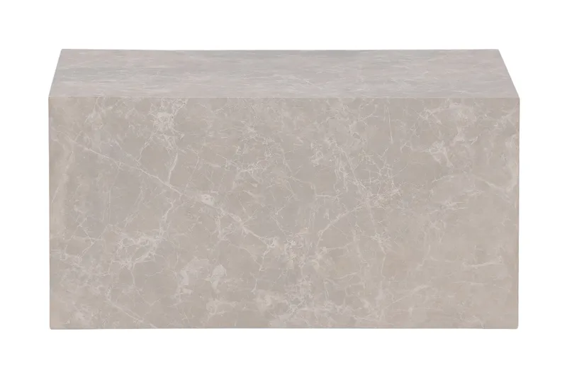 York Travertin Soffbord 80x60x40 cm - Beige / Betong - Products - Möbler - Bord & matgrupp - Soffbord