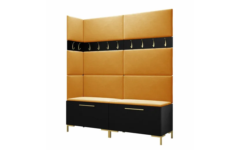 Dunvegan Hallmöbelset 168x46 cm Black