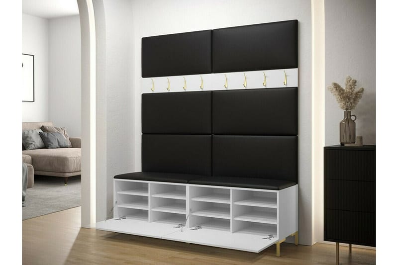 Dunvegan Hallmöbelset 168x46 cm - Svart - Products - Möbler - Hallmöbler - Möbelset för hall & entre