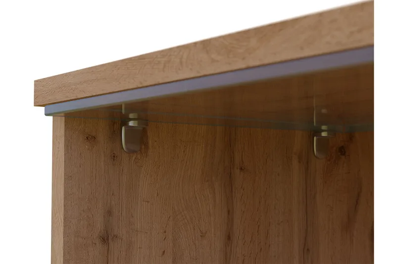 Kanak Tv-bänk 140 cm - Natur/Vit - Products - Möbler - TV- & Mediamöbler - TV bänk & mediabänk