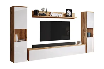 Kanehira Tv-möbelset - Natur/Vit - Products - Möbler - TV- & Mediamöbler - TV-möbelset