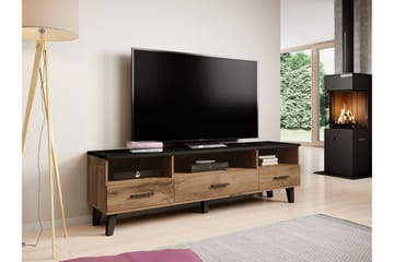 Kardos Tv-möbelset 180 cm - Natur/Svart - Products - Möbler - TV- & Mediamöbler - TV-möbelset