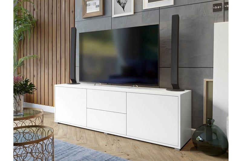 Kintore Tv-skåp 141 cm White - Products - Möbler - TV- & Mediamöbler - TV-skåp