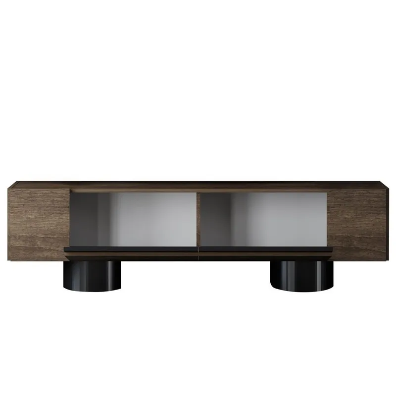 Kumail Tv-bänk 180 cm - Brun/Svart - Products - Möbler - TV- & Mediamöbler - TV bänk & mediabänk