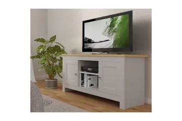 Lowboard Emerald 120x39x58 cm, Natur/Grå - 120x39x58 cm, Natur/Grå - Products - Möbler - TV- & Mediamöbler - TV bänk & mediabänk