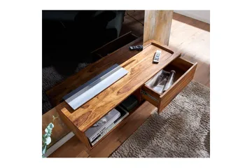 Lowboard Wohnling Massivt trä hängande med en låda lantligt stil - Products - Möbler - TV- & Mediamöbler - TV-hylla