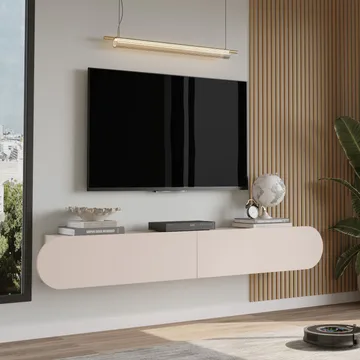 Lumina TV-bänk 180x29,5x31,6 cm - Sand - Products - Möbler - TV- & Mediamöbler - TV bänk & mediabänk