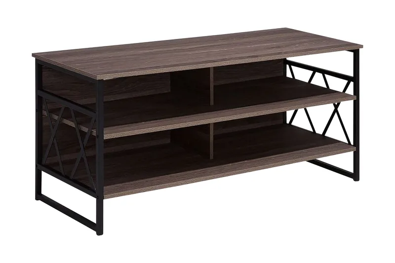 Melnychuk TV-Bänk 120 cm, Mörkbrun