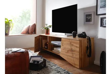 Seddik Tv-bänk 50x160 cm Rektangulär - Brun - Products - Möbler - TV- & Mediamöbler - TV bänk & mediabänk