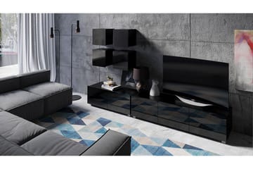 Tessan Tv-möbelset - Svart - Products - Möbler - TV- & Mediamöbler - TV-möbelset