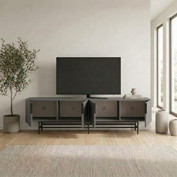 Truvia TV-bänk 200x55x35 cm - Antracit och svart - Products - Möbler - TV- & Mediamöbler - TV bänk & mediabänk