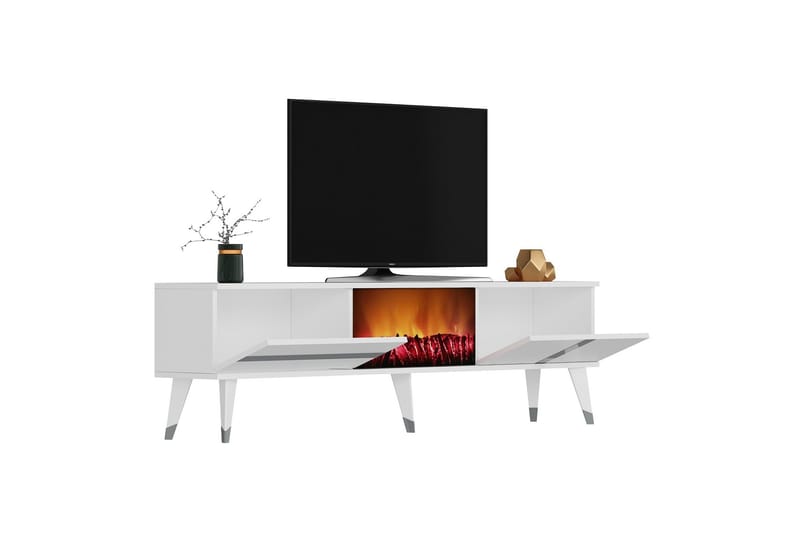 Vania Tv-bänk 150 cm - Silver - Products - Möbler - TV- & Mediamöbler - TV bänk & mediabänk