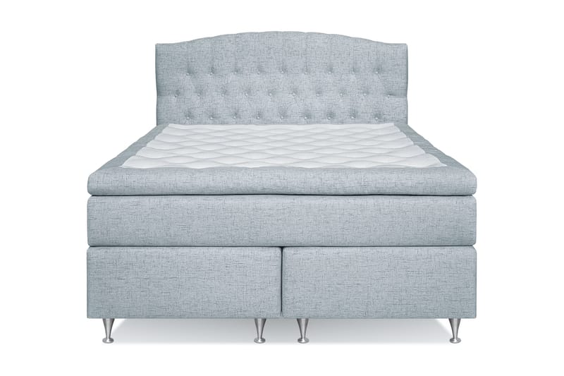 Belda Kontinentalsäng 160x200Fast - Ljusblå - Products - Möbler - Säng - Kontinentalsäng