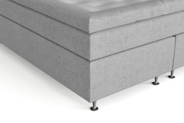 Belda Kontinentalsäng 180x200Fast/Medium - Ljusgrå - Products - Möbler - Säng - Kontinentalsäng