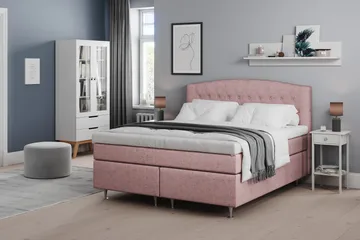 Belda Kontinentalsäng 180x200Medium - Rosa - Products - Möbler - Säng - Kontinentalsäng