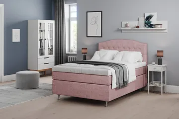 Belda Sängpaket 120x200 Medium - Rosa - Products - Möbler - Säng - Enkelsäng