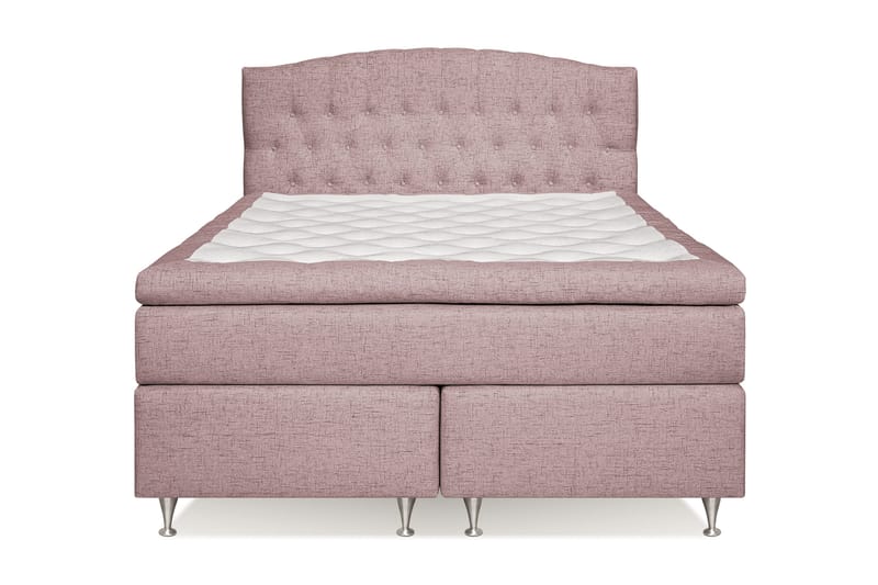 Belda Sängpaket 160x200 Fast - Rosa - Products - Möbler - Säng - Kontinentalsäng