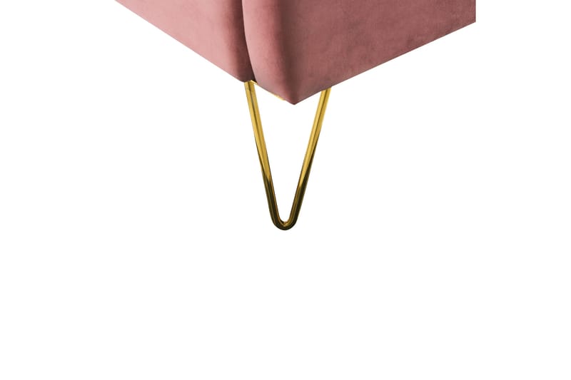 Benicio Sängram 180x200 cm - Rosa - Products - Möbler - Säng - Sängram & sängstomme