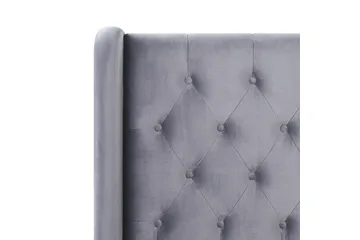 Bernie Sängram 180x200 cm - Grå/Guld - Products - Möbler - Säng - Sängram & sängstomme