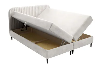 Celestine Förvaringssäng 140x200 cm - Vit - Products - Möbler - Säng - Komplett sängpaket