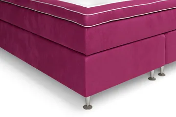 Celine Kontinentalsäng 160x200cm - Rosa/Sammet - Products - Möbler - Säng - Kontinentalsäng