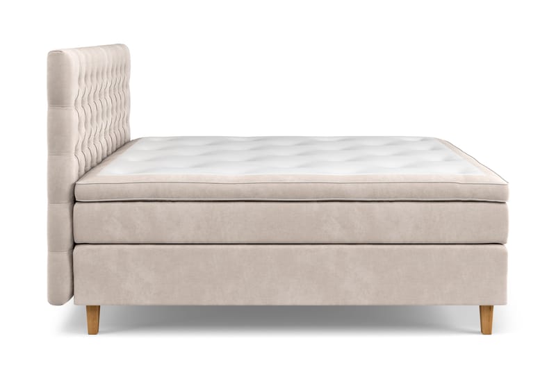 Celine Kontinentalsäng 180x200cm - Beige/Sammet - Products - Möbler - Säng - Kontinentalsäng