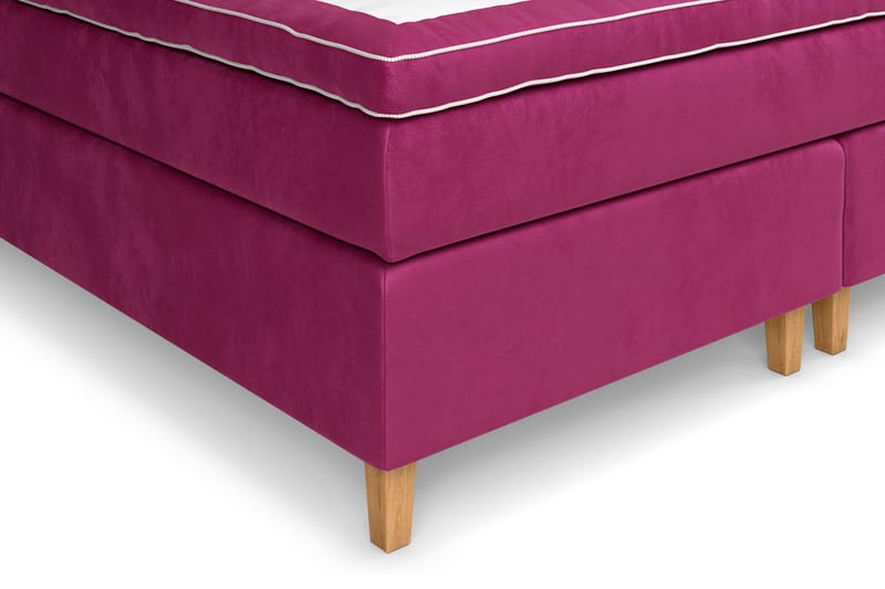 Celine Kontinentalsäng 210x210cm - Rosa / Sammet - Products - Möbler - Säng - Kontinentalsäng