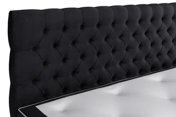 Celine Sängpaket 160x200cm - Svart/Sammet - Products - Möbler - Säng - Kontinentalsäng