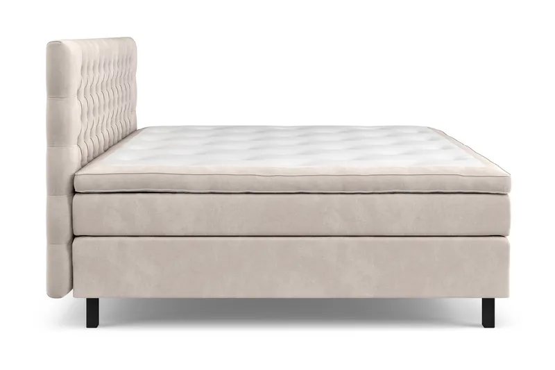 Celine Sängpaket 210x210cm - Beige/Sammet - Products - Möbler - Säng - Kontinentalsäng