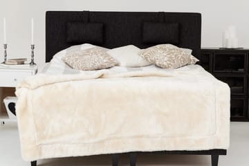 Charleston Kontinentalsäng 160x200 Fast Polyeterskum - Svart - Products - Möbler - Säng - Kontinentalsäng