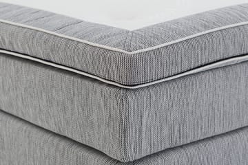Charleston Kontinentalsäng 180x200 Fast Polyeterskum - Ljusgrå - Products - Möbler - Säng - Kontinentalsäng