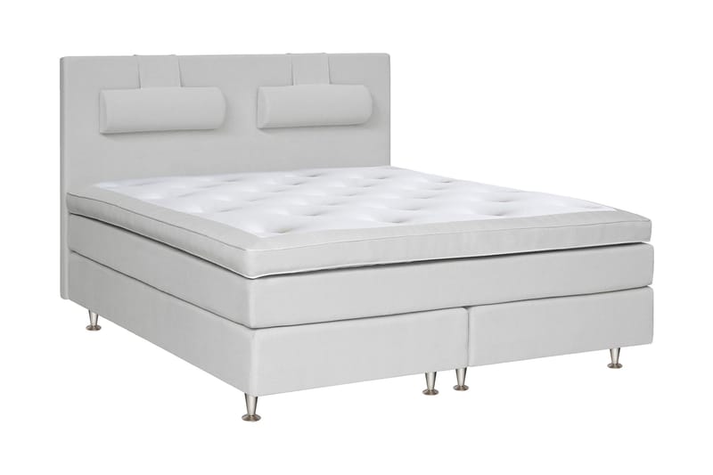 Charleston Kontinentalsäng 210x210 Fast Valbar Malaga, Malaga Ljusgrå