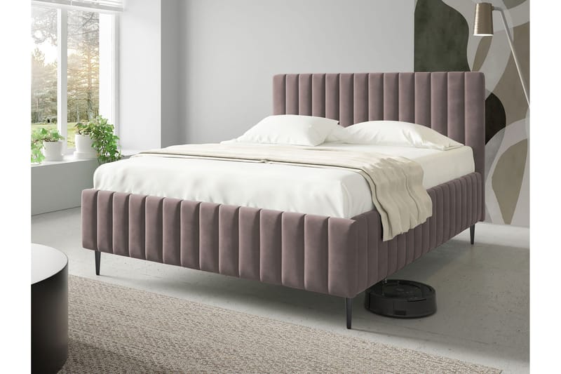 Desio Förvaringssäng 160x200 cm - Rosa - Products - Möbler - Säng - Säng med förvaring