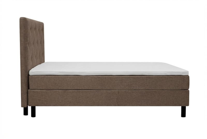 Dream Komplett Sängpaket 160x200 cm Assymetriska knappar - Brun - Products - Möbler - Säng - Kontinentalsäng