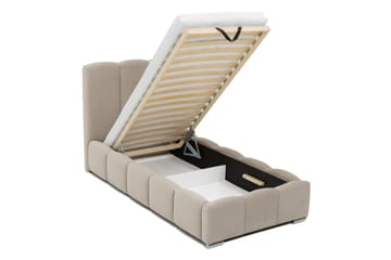 Gioia Sängram med Förvaring 90x200 cm - Grön - Products - Möbler - Säng - Sängram & sängstomme