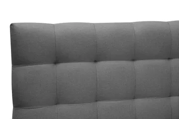 Hilton Komplett Sängpaket 160x200 cm Kontinentalsäng med rutad sänggavel - Grå - Products - Möbler - Säng - Kontinentalsäng