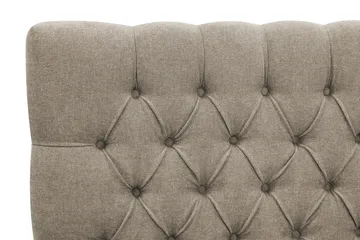 Hilton Lyx Komplett Sängpaket 180x200 cm Kontinentalsäng med knappad sänggavel i chenille - Brun - Products - Möbler - Säng - Kontinentalsäng