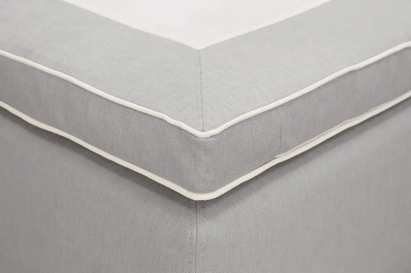 Hilton Plus Komplett Sängpaket med Förvaring 90x200 cm - Grå - Products - Möbler - Säng - Säng med förvaring