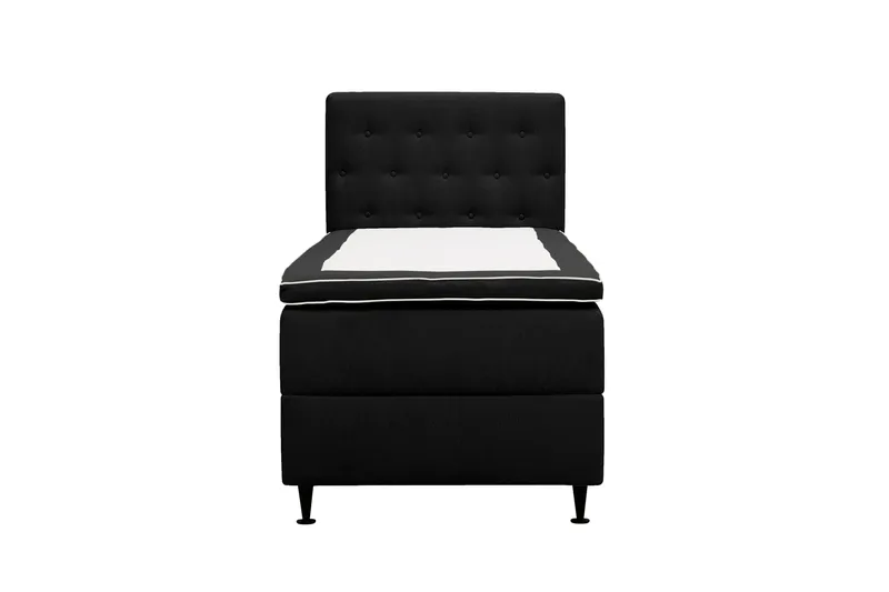 Hilton Plus Komplett Sängpaket med Förvaring 90x200 cm - Antracit - Products - Möbler - Säng - Enkelsäng