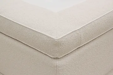 Hilton Premium Komplett Sängpaket 180x200 cm Kontinentalsäng med Sänggavel - Ljusbeige Bouclé - Products - Möbler - Säng - Kontinentalsäng