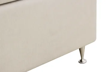 Hilton Premium Komplett Sängpaket 180x200 cm Kontinentalsäng med Sänggavel - Ljusbeige Tyg - Products - Möbler - Säng - Kontinentalsäng