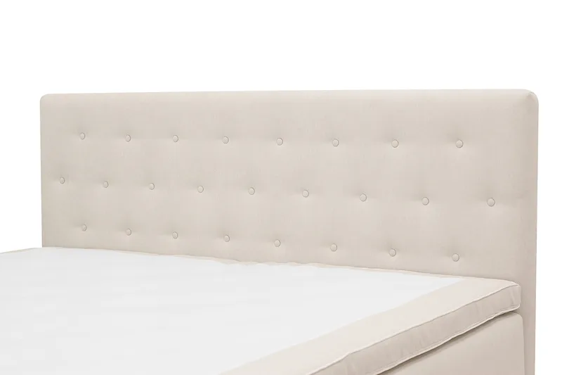 Hilton Plus Komplett Sängpaket med Förvaring 160x200 cm - Ljusbeige - Products - Möbler - Säng - Säng med förvaring
