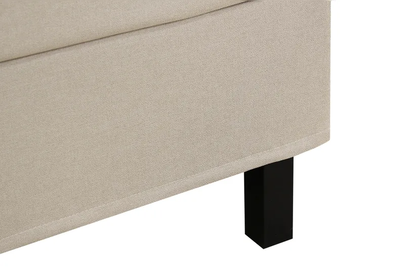 HVILA Classic Komplett Sängpaket 160x200 cm Kontinentalsäng med rutad sänggavel - Beige - Products - Möbler - Säng - Komplett sängpaket
