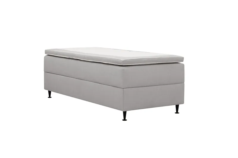 HVILA Plus Kontinentalsäng med Förvaring 90x200 cm - Grå - Products - Möbler - Säng - Komplett sängpaket